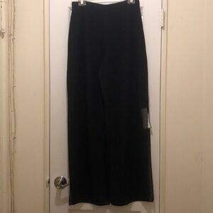 Beautiful black dress pants with overlay.
